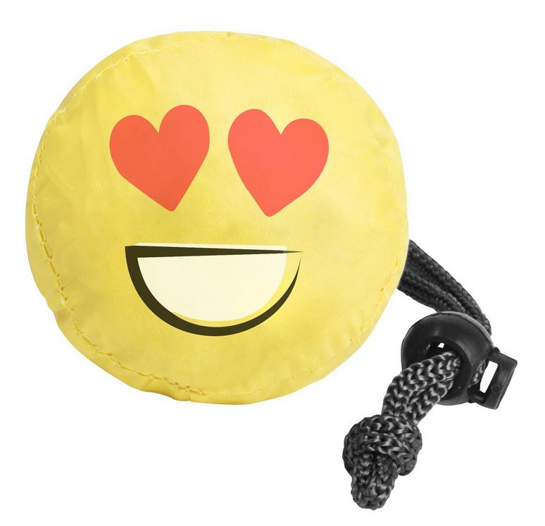 Einkaufbeutel in Emoticon-Form