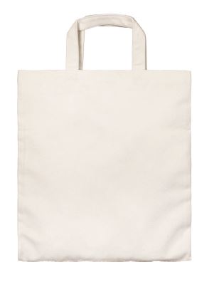 Canvas-Tasche mit kurzen Henkeln